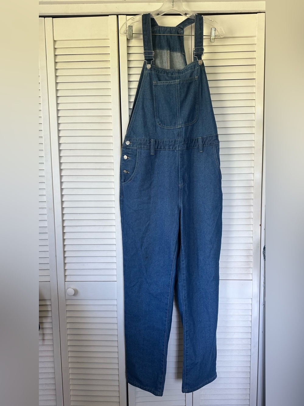 Classic Denim Overalls - Blue